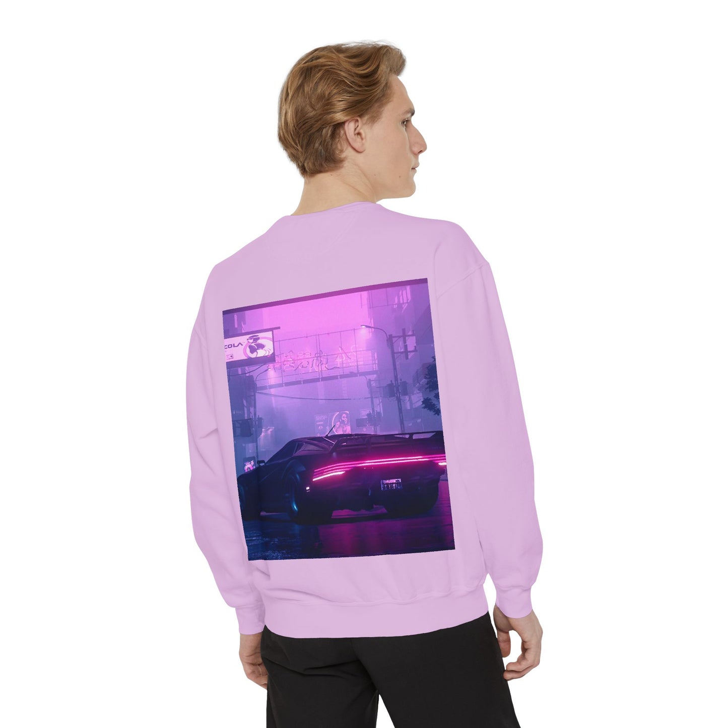 Cosmic Retro Graphic Sweatshirt - Unisex Garment-Dyed