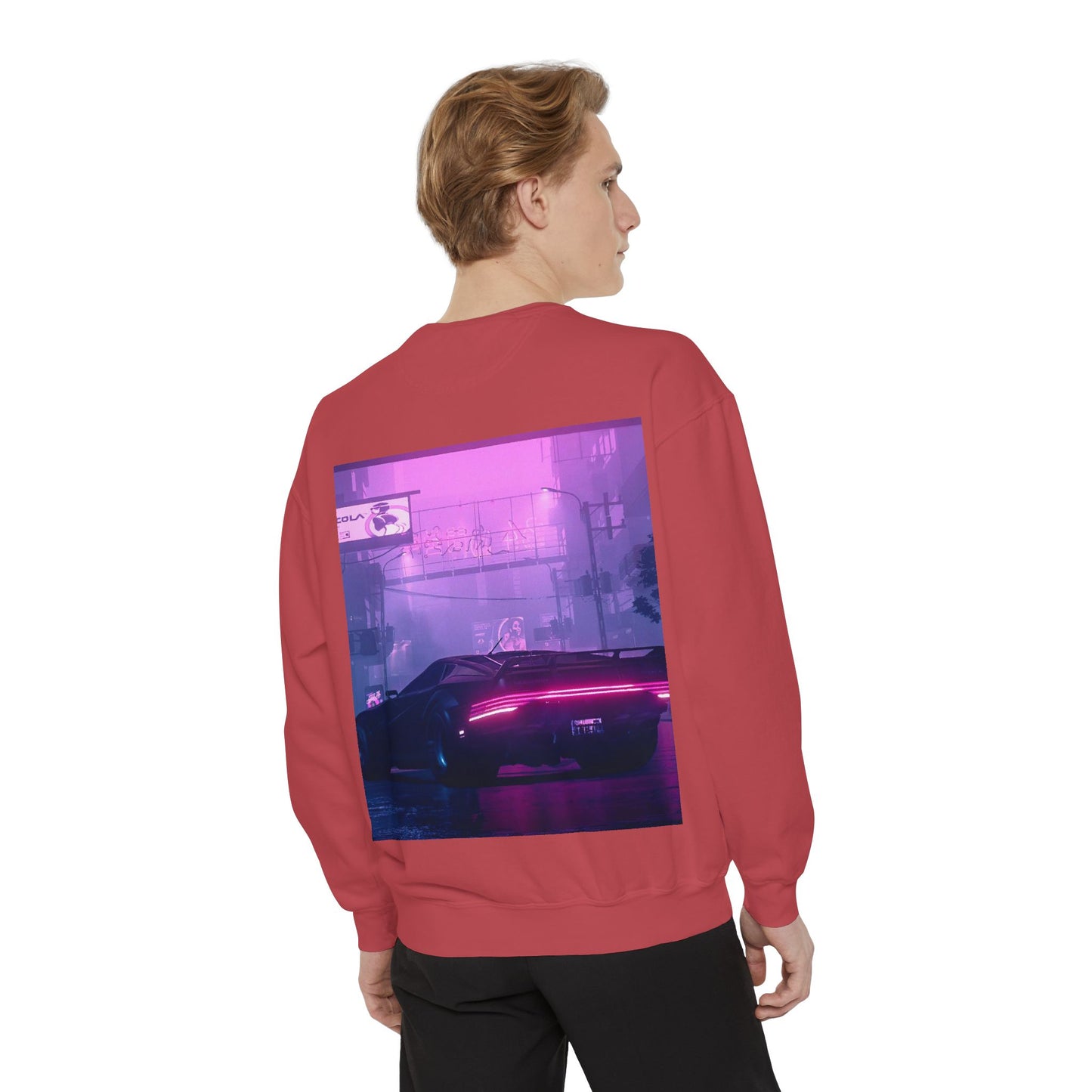 Cosmic Retro Graphic Sweatshirt - Unisex Garment-Dyed